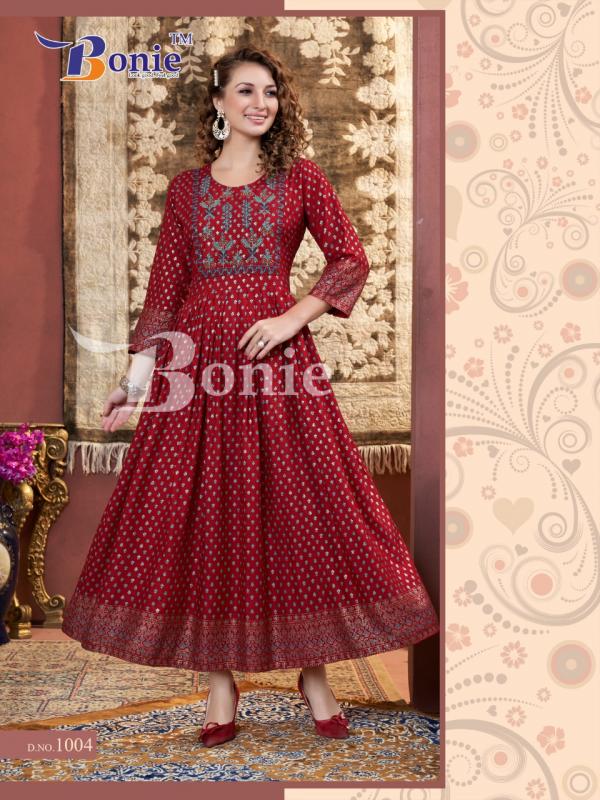 Bonie Laila Rayon Designer Exclusive Kurti Collection